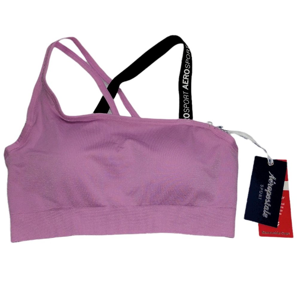 Aeropostale Sports Bra Color Lilac, Size M